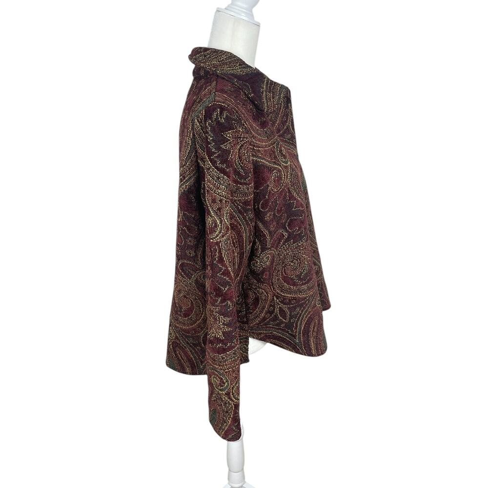 VTG Silverado New Mexico Paisley Tapestry Blazer Jacket Sz M Southwest Artsy USA - Picture 5 of 13